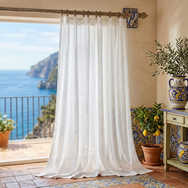 Sheer Linen Curtains