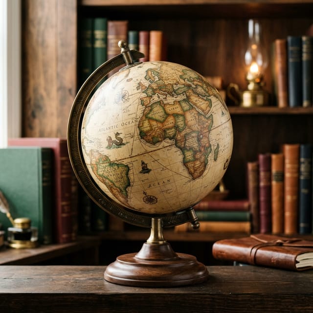 Antique-Style Globe