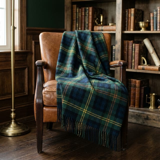 Tartan Wool Throw