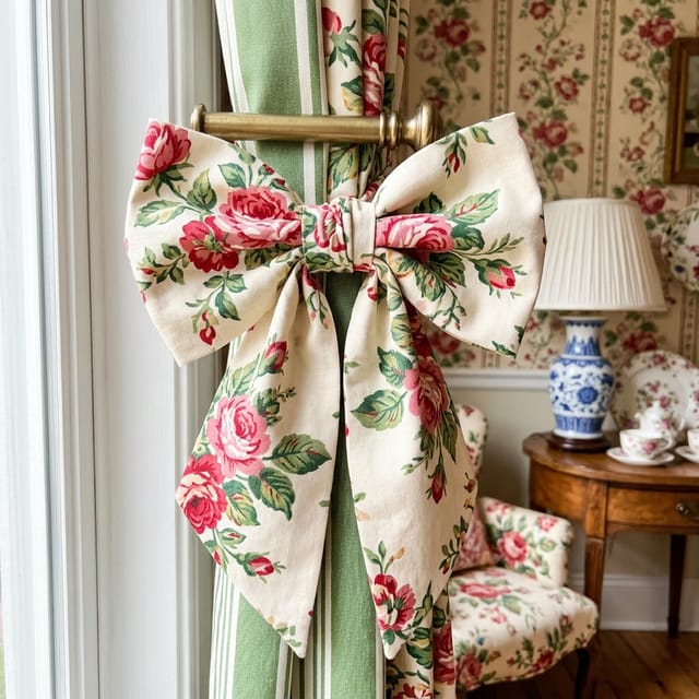 Oversized Fabric Bows