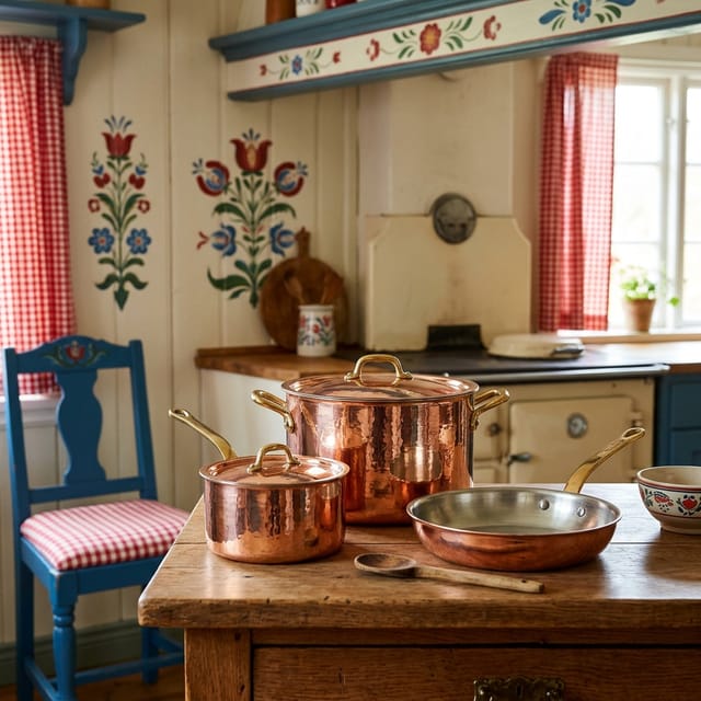 Copper Pot Set