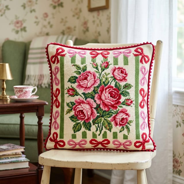 Needlepoint Pillow