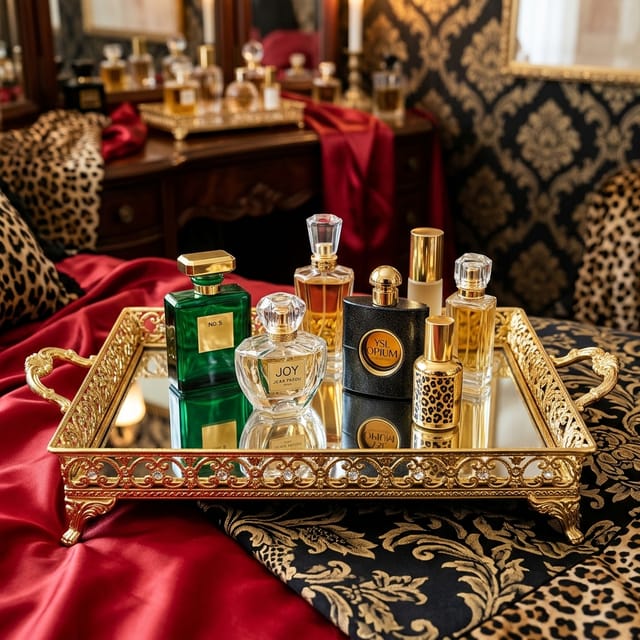 Mirrored Perfume Tray