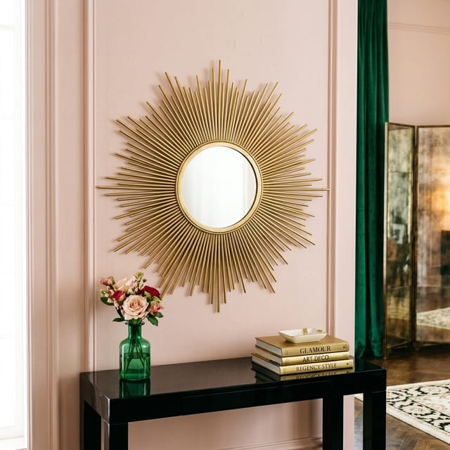 Brass Sunburst Mirror
