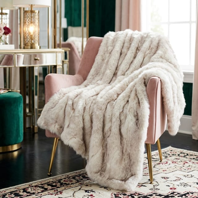 Faux-Fur Throw