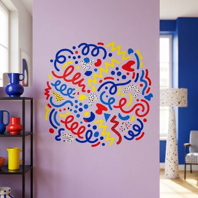 Squiggle Wall Decals