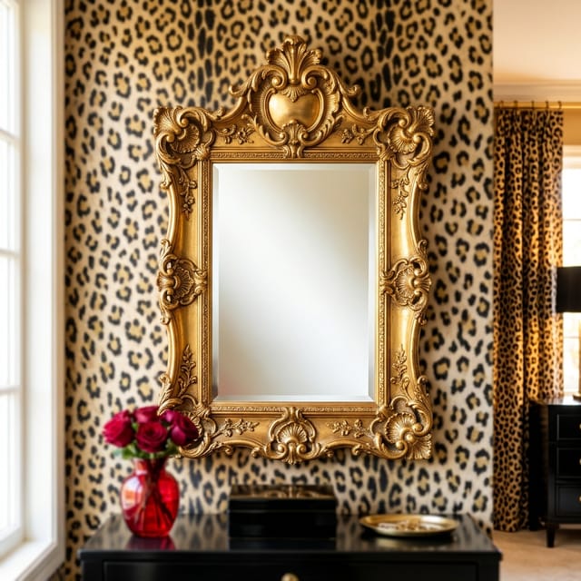 Gilded Rococo Mirror