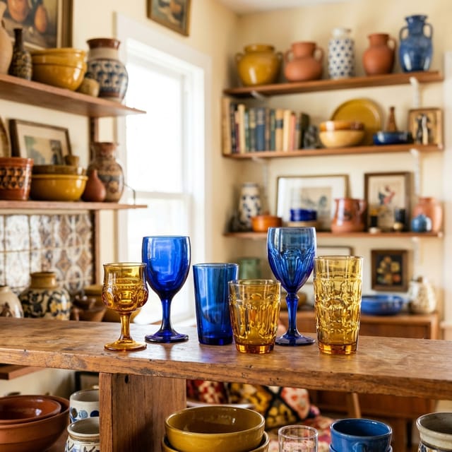 Colored Glassware
