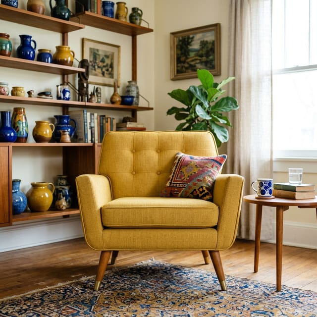 Mustard Armchair