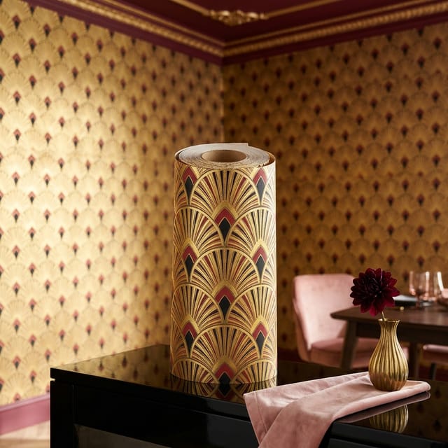 Art Deco Fan Wallpaper