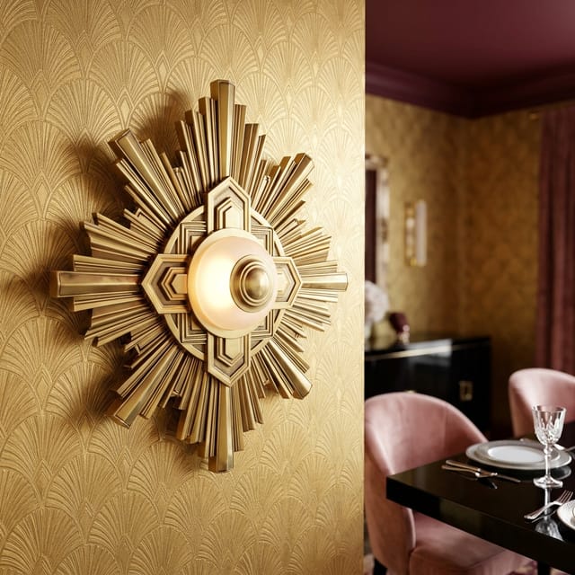 Deco Sunburst Sconces