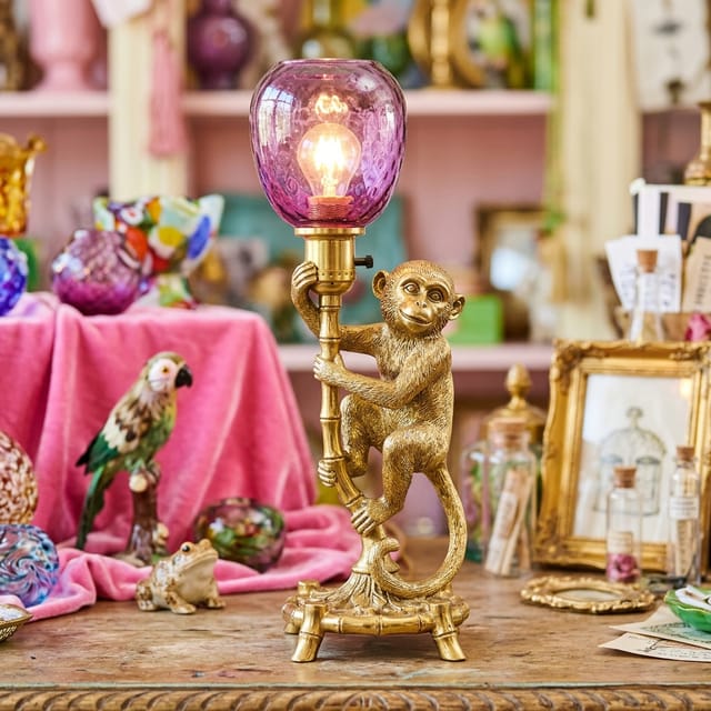 Brass Monkey Lamp