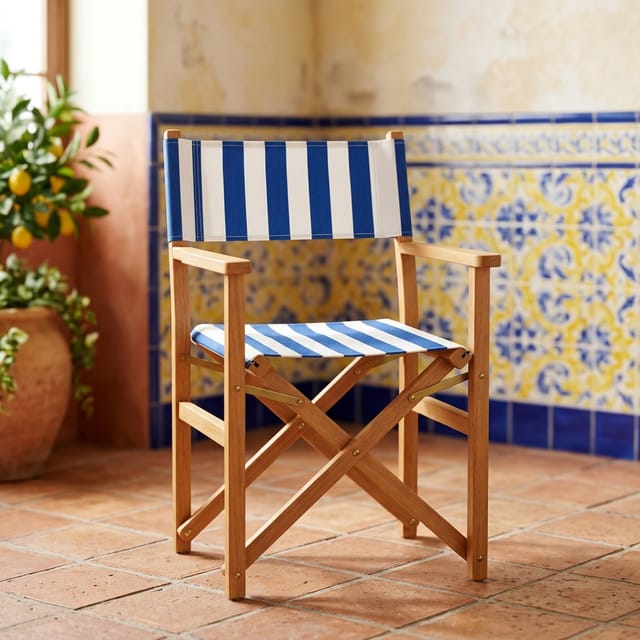 Striped Director Chairs