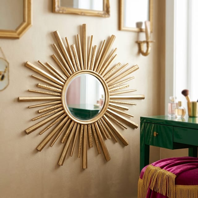 Gold Sunburst Mirror