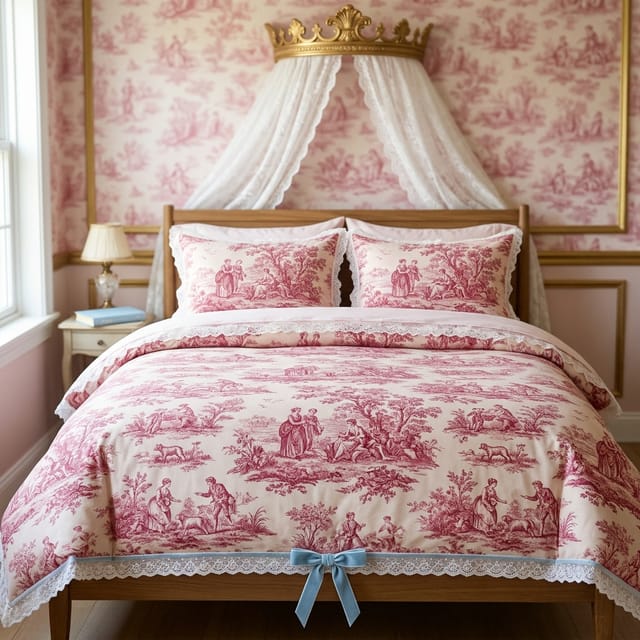 Toile Duvet Set