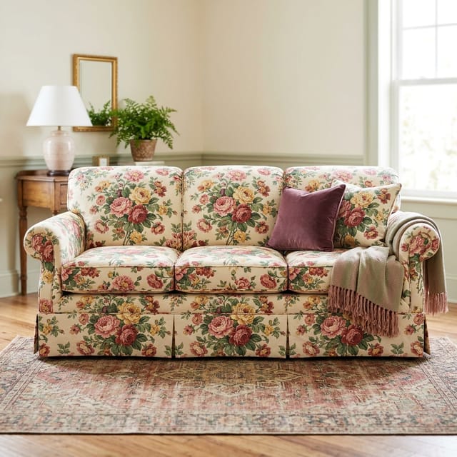 Floral Chintz Sofa