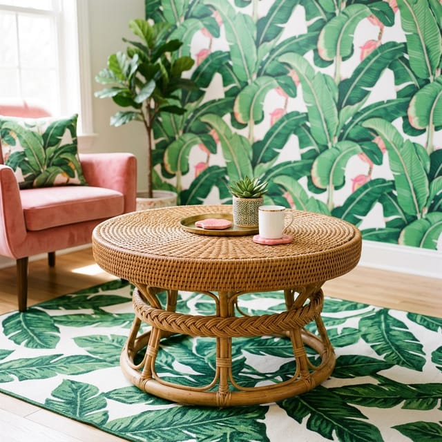 Rattan Coffee Table