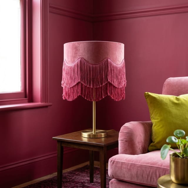 Fringed Lampshade