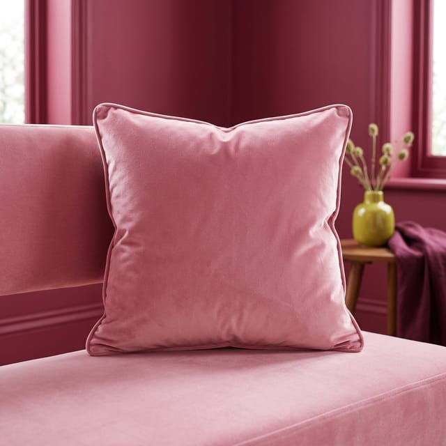 Pink Velvet Cushions