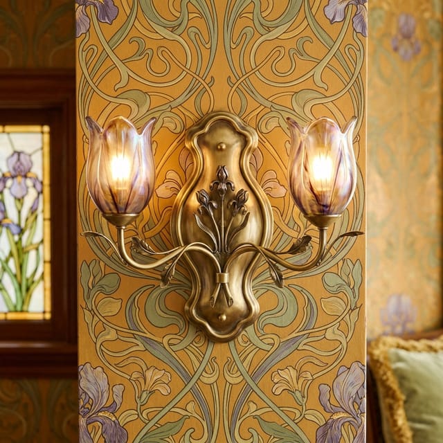 Tulip Glass Sconces