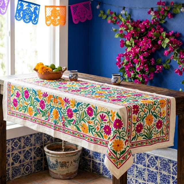 Embroidered Tablecloth