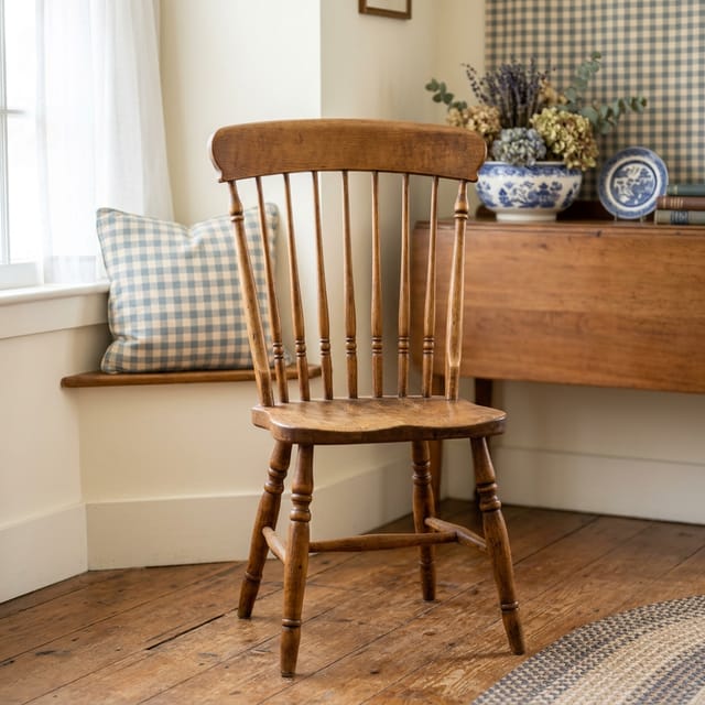 Spindle-Back Kitchen Chairs