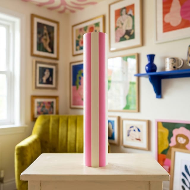 Pink Stripe Wallpaper