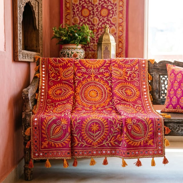Suzani Throw