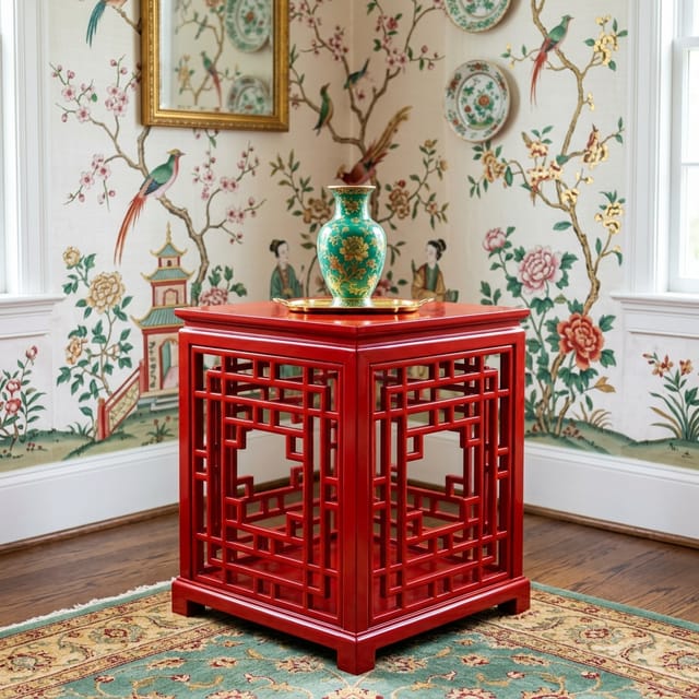 Fretwork Side Table