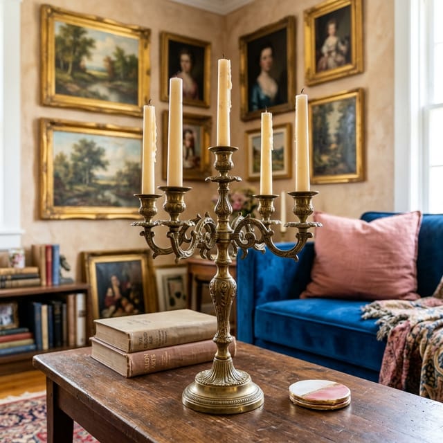 Brass Candelabra