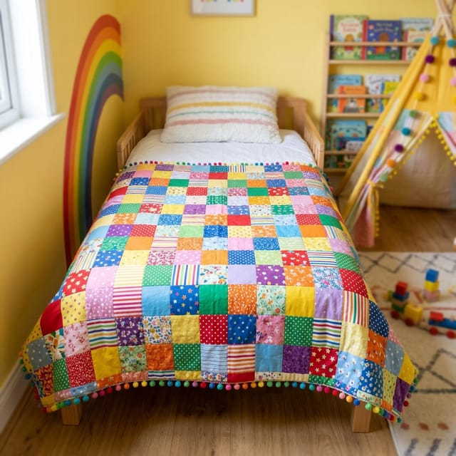 Patchwork Kids Quilt