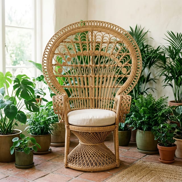 Rattan Peacock Chair