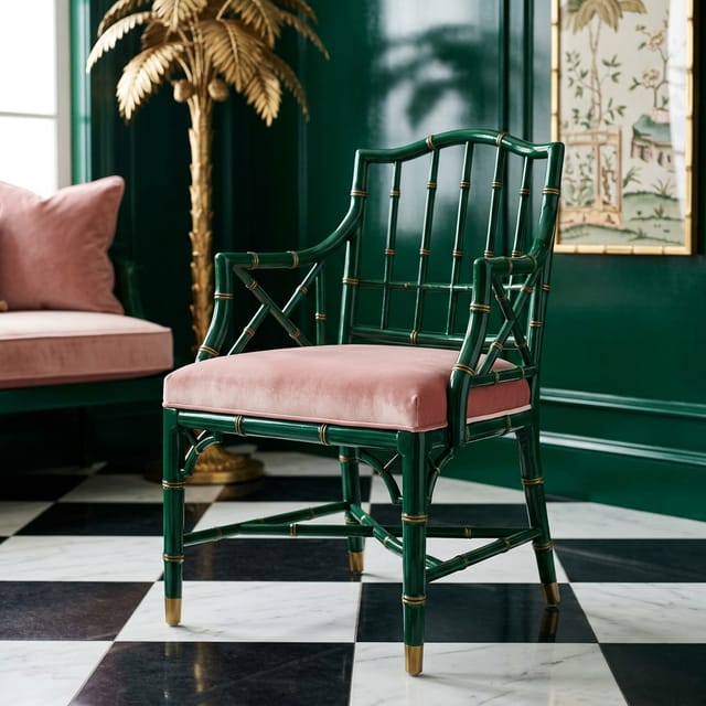 Bamboo Accent Chair