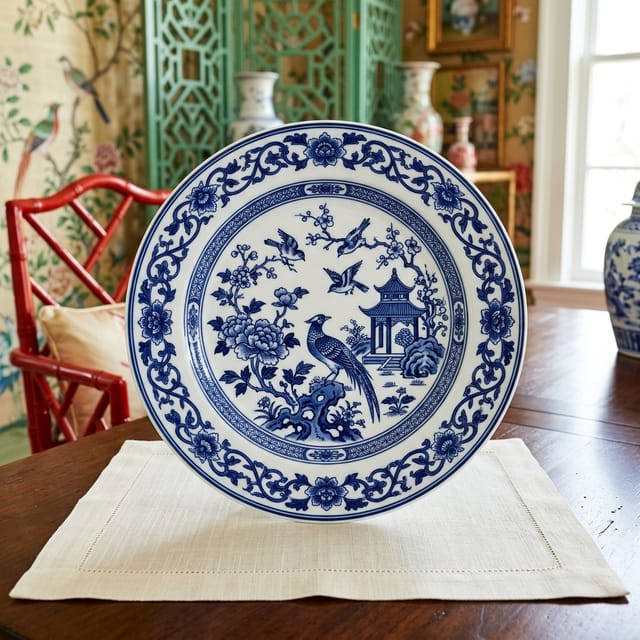 Blue and White Dinner Plates