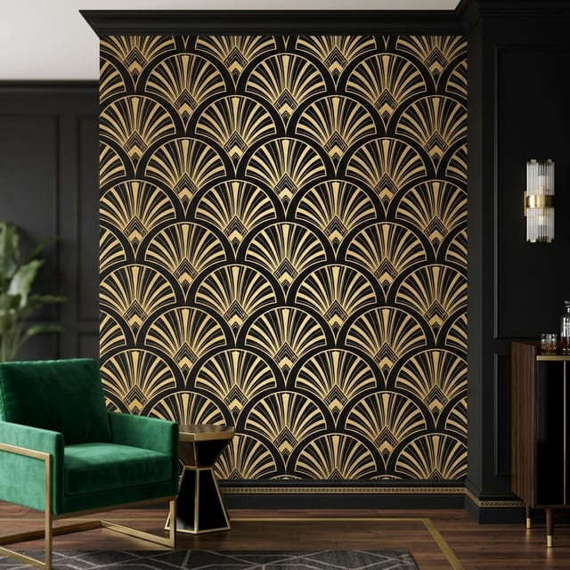 Geometric Deco Wallpaper