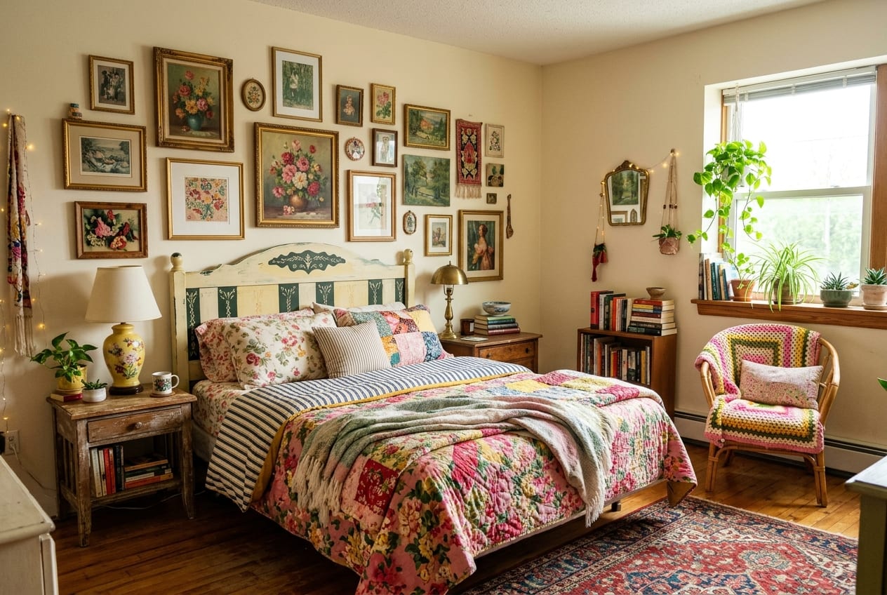 Secondhand Collected Maximalism decor idea