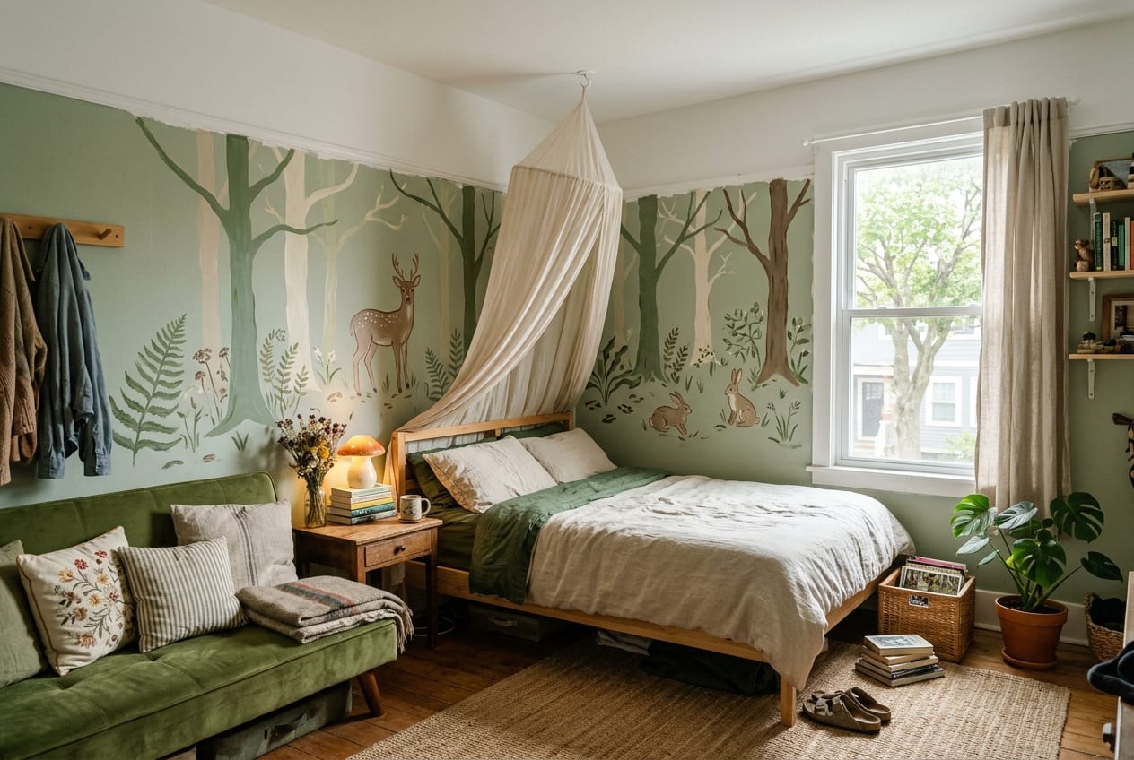 Sylvie — The Enchanted Woodland Mural