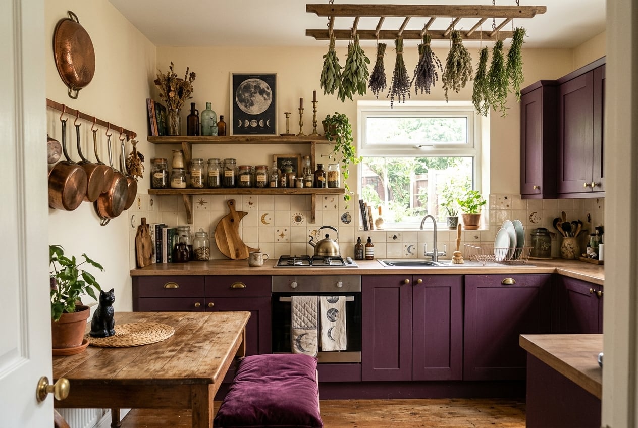 Winifred, The Moonlit Pantry: Whimsigoth Kitchen Maximalism room